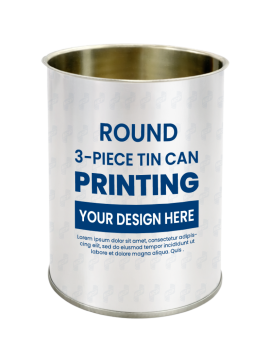 Printed Tin Can For Coconut Milk, Processed Fruit and Vegetable D307 (Φ84)